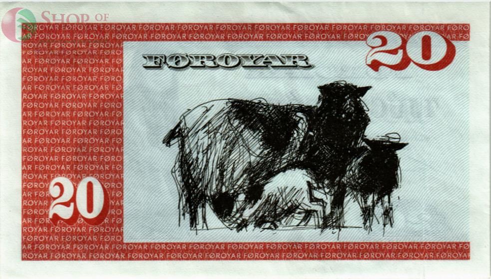 ФАРЕРСКИЕ ОСТРОВА 20 КРОН 2