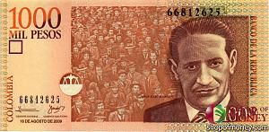 КОЛУМБИЯ 1000 ПЕСО (18.08.2009) 1