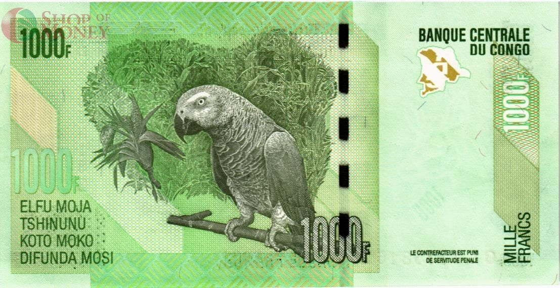 КОНГО ДР 1000 ФРАНКОВ 2