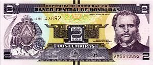 ГОНДУРАС 2 ЛЕМПИРЫ 1