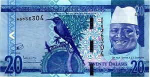 ГАМБИЯ 20 ДАЛАСИ 1