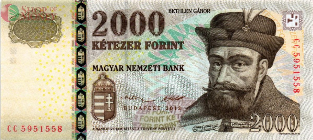 ВЕНГРИЯ 2000 ФОРИНТОВ 1