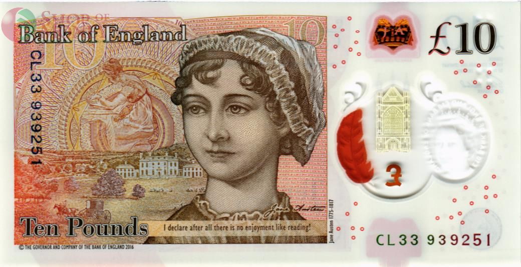 ВЕЛИКОБРИТАНИЯ/АНГЛИЯ 10 ФУНТОВ 2