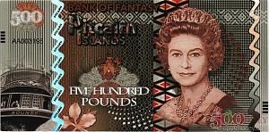 ОСТРОВА ПИТКЭРН 500 ФУНТОВ 1