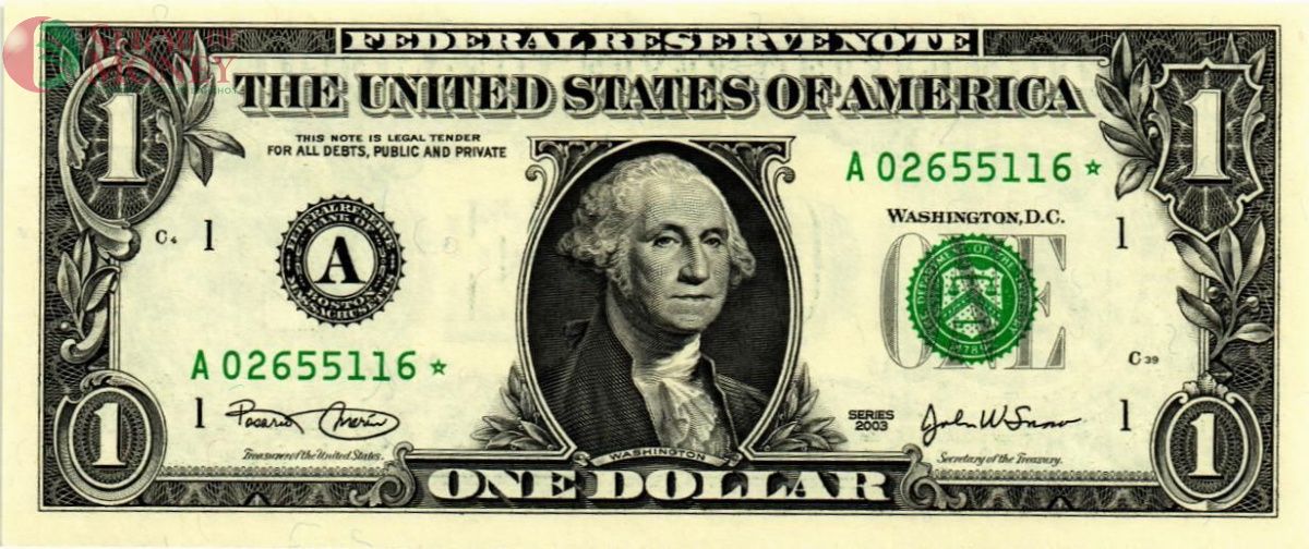 США 1 ДОЛЛАР (A - БОСТОН, REPLACEMENT) 1