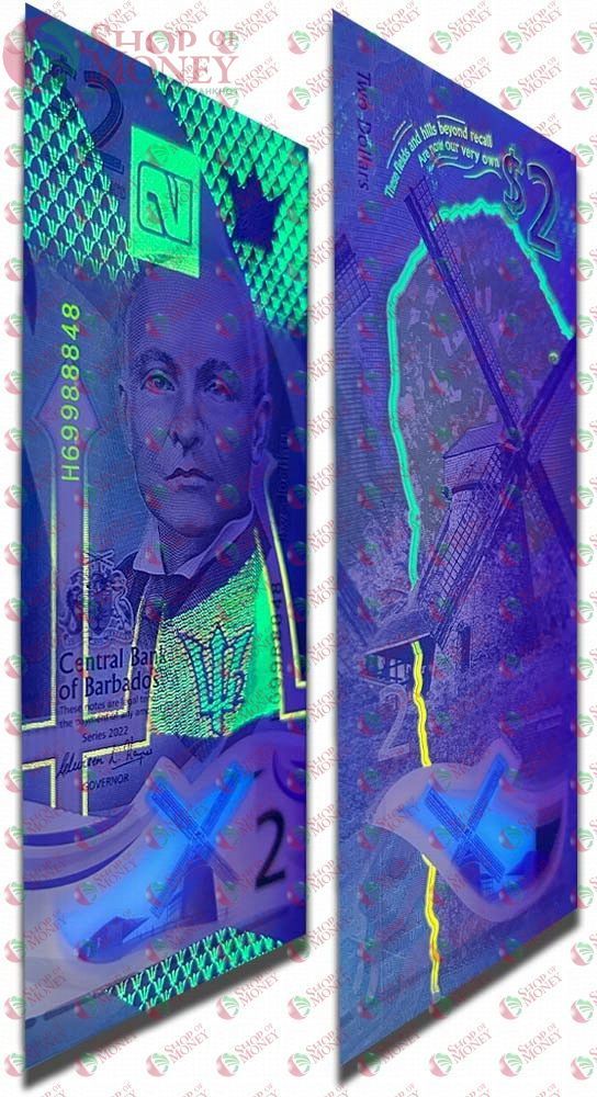 БАРБАДОС 2 ДОЛЛАРА 3