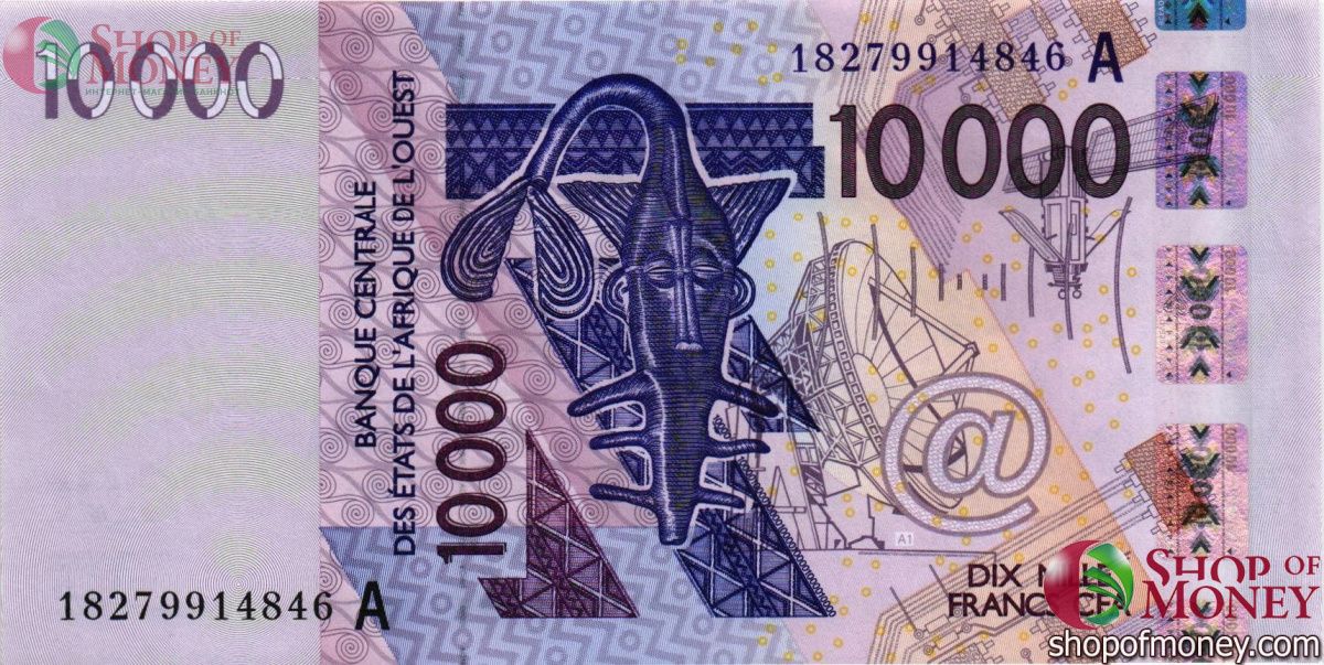 КОТ-Д'ИВУАР 10000 ФРАНКОВ 1