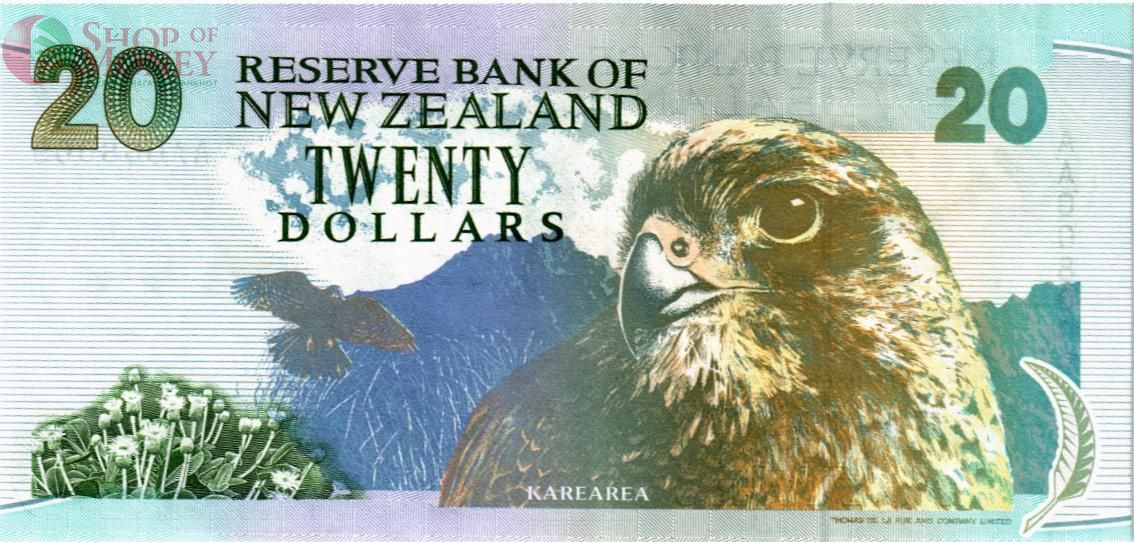 НОВАЯ ЗЕЛАНДИЯ 20 ДОЛЛАРОВ (-AA-) 2