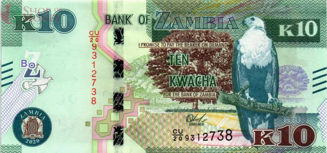 ЗАМБИЯ 10 КВАЧА 1
