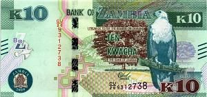 ЗАМБИЯ 10 КВАЧА 1