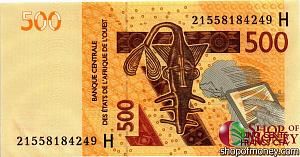 НИГЕР 500 ФРАНКОВ 1