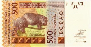 WAS - ТОГО 500 ФРАНКОВ (T) 2