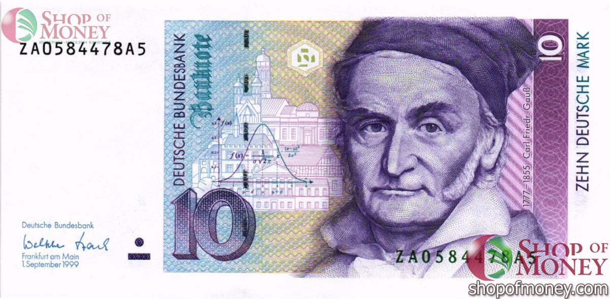 ГЕРМАНИЯ 10 МАРОК (-ZA-ПРЕФИКС) 1