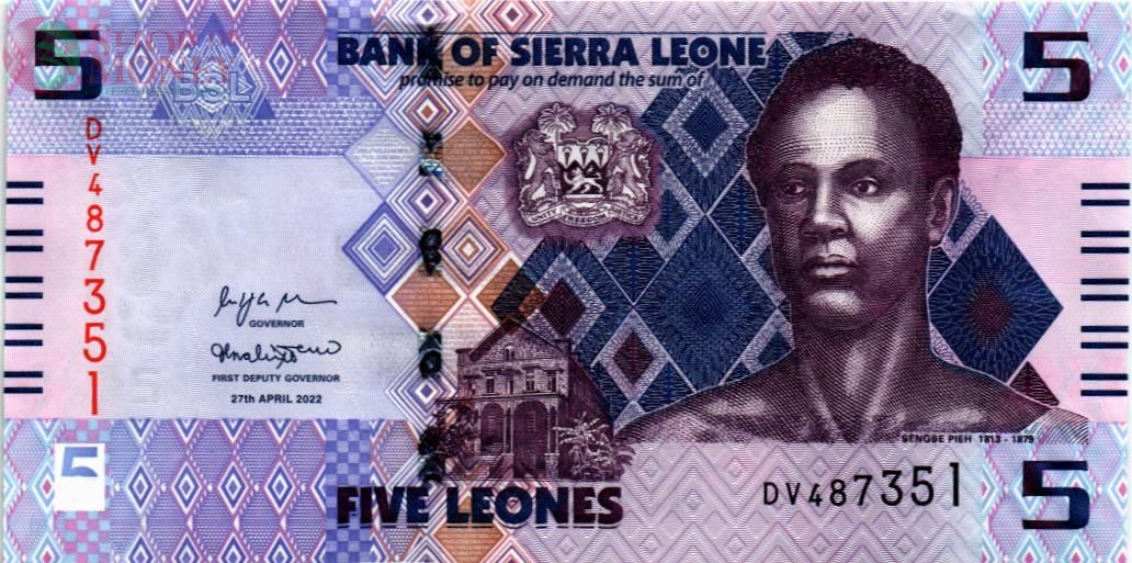 СЬЕРРА ЛЕОНЕ 5 ЛЕОНЕ 1