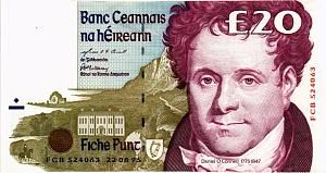 ИРЛАНДИЯ 20 ФУНТОВ (22.08.1995) 1