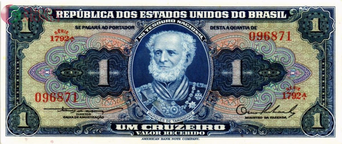 БРАЗИЛИЯ 1 КРУЗЕЙРО 1