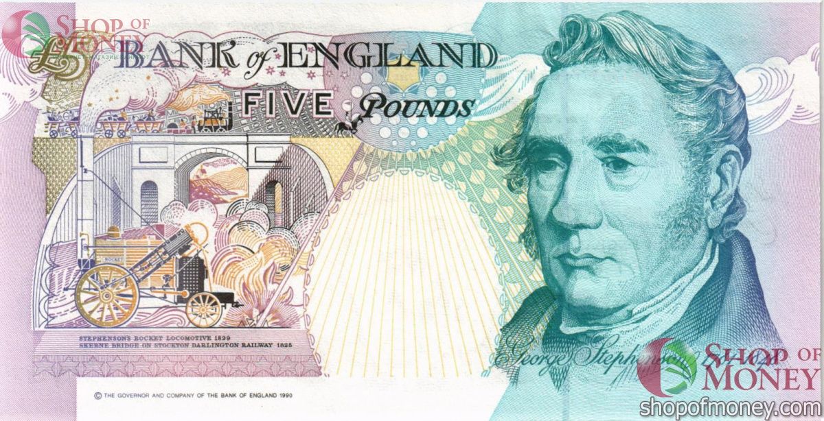 ВЕЛИКОБРИТАНИЯ/АНГЛИЯ 5 ФУНТОВ 2