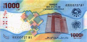 CAS - ЦЕНТРАЛЬНАЯ АФРИКА 1000 ФРАНКОВ 1