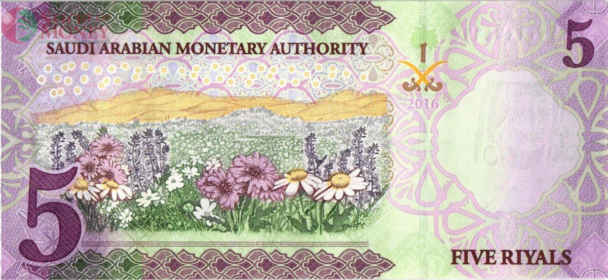 САУДОВСКАЯ АРАВИЯ 5 РИАЛОВ 2