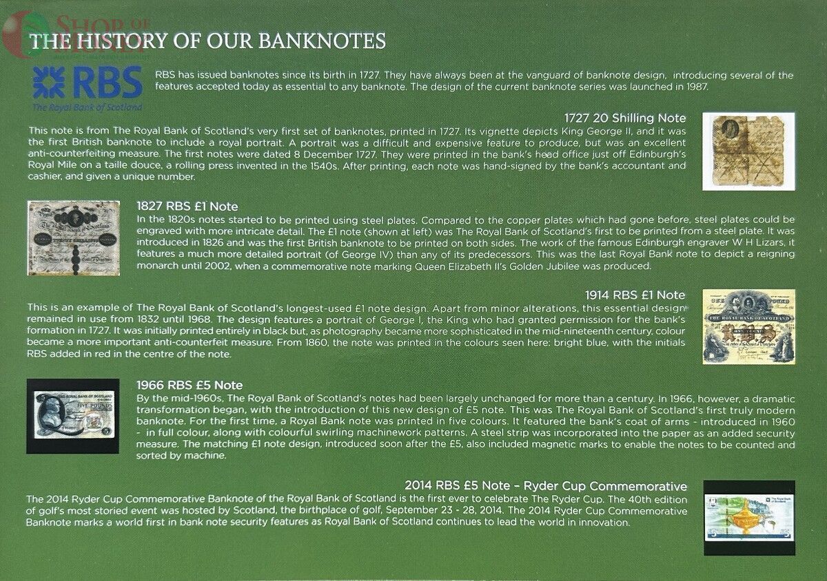 ШОТЛАНДИЯ 5 ФУНТОВ (В БУКЛЕТЕ) 3