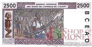 WAS - ТОГО 2500 ФРАНКОВ (T) 2