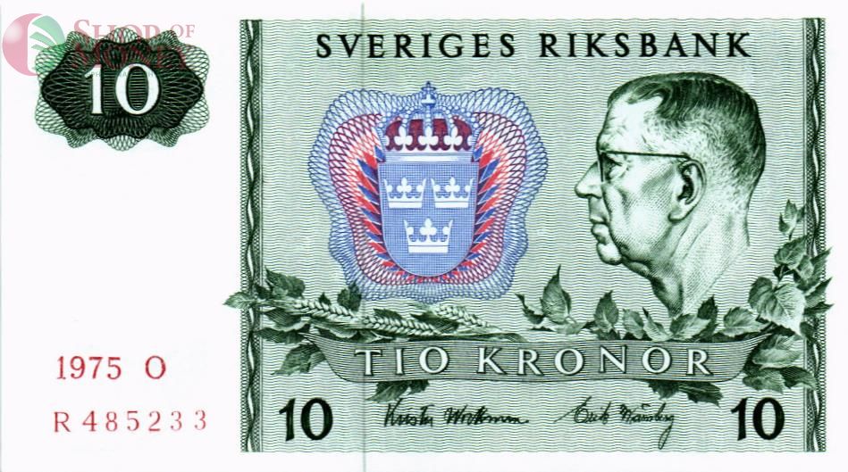ШВЕЦИЯ 10 КРОН 1