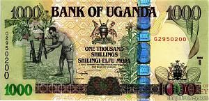 УГАНДА 1000 ШИЛЛИНГОВ 1