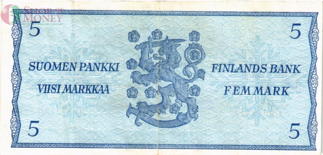 ФИНЛЯНДИЯ 5 МАРОК (Litt. B) 2