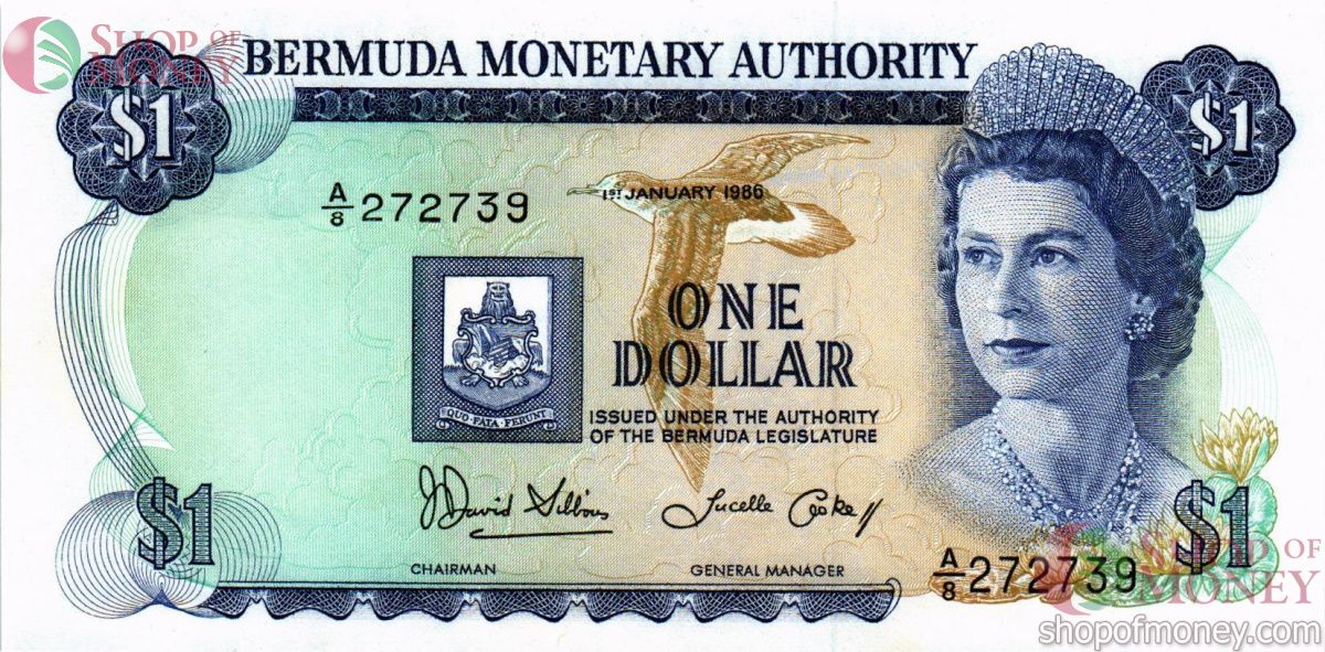 БЕРМУДСКИЕ ОСТРОВА 1 ДОЛЛАР 1