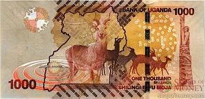 УГАНДА 1000 ШИЛЛИНГОВ 2