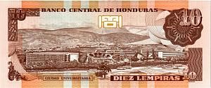 ГОНДУРАС 10 ЛЕМПИР 2