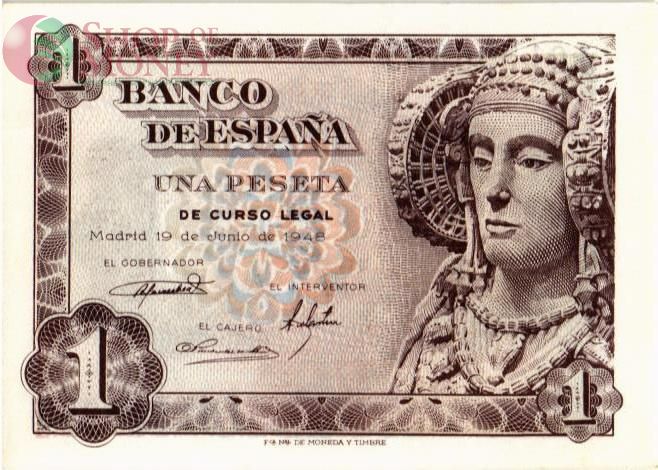 ИСПАНИЯ 1 ПЕСЕТА 1