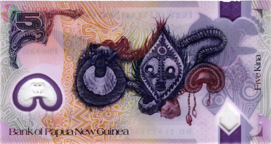 ПАПУА-НОВАЯ ГВИНЕЯ 5 КИНА 2