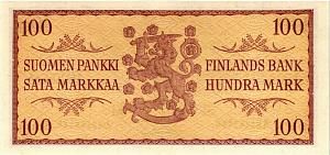 ФИНЛЯНДИЯ 100 МАРОК 2