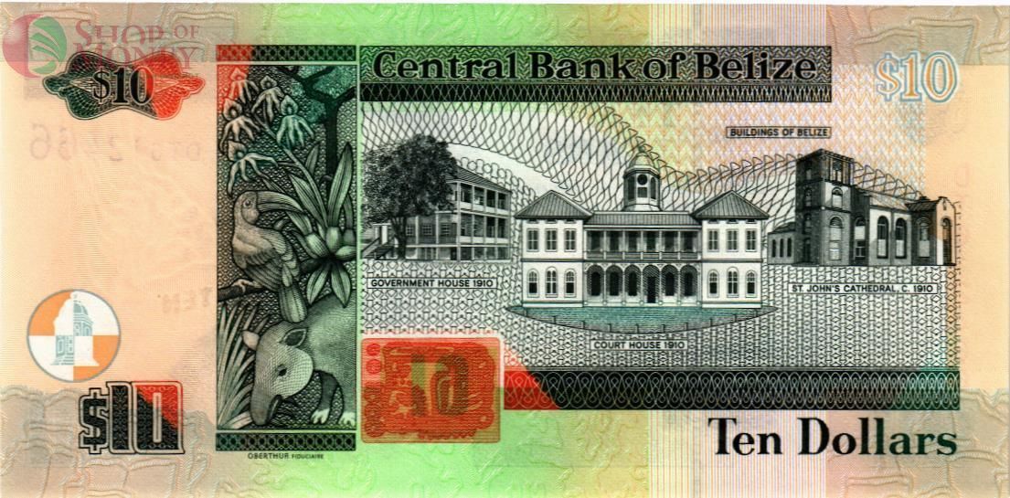 БЕЛИЗ 10 ДОЛЛАРОВ 2