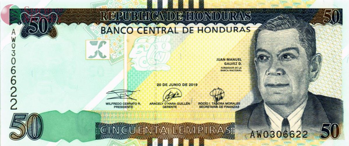 ГОНДУРАС 50 ЛЕМПИР 1