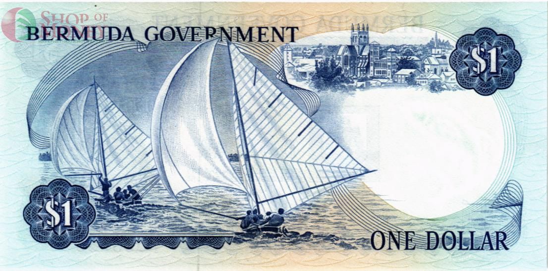 БЕРМУДСКИЕ ОСТРОВА 1 ДОЛЛАР 2
