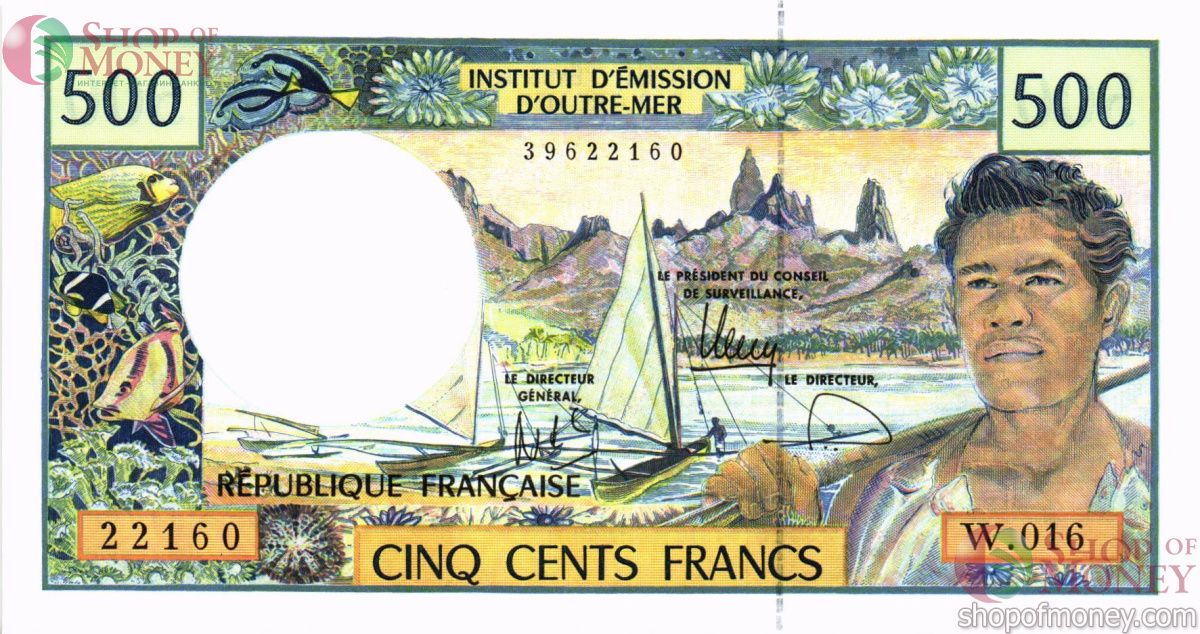ФРАНЦУЗСКАЯ ПОЛИНЕЗИЯ 500 ФРАНКОВ (Новые) 1