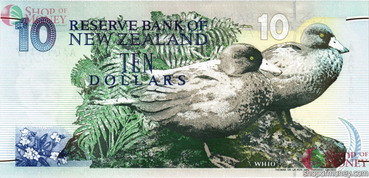 НОВАЯ ЗЕЛАНДИЯ 10 ДОЛЛАРОВ 2