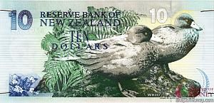 НОВАЯ ЗЕЛАНДИЯ 10 ДОЛЛАРОВ (-AA-) 2