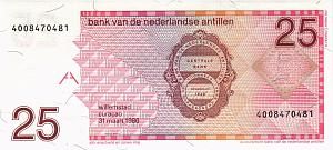 НИДЕРЛАНДСКИЕ АНТИЛЬСКИЕ ОСТРОВА 25 ГУЛЬДЕНОВ 2