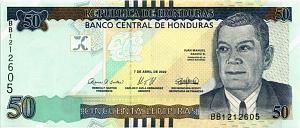 ГОНДУРАС 50 ЛЕМПИР 1