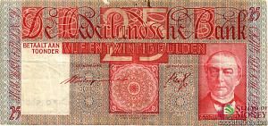 НИДЕРЛАНДЫ 25 ГУЛЬДЕНОВ 1