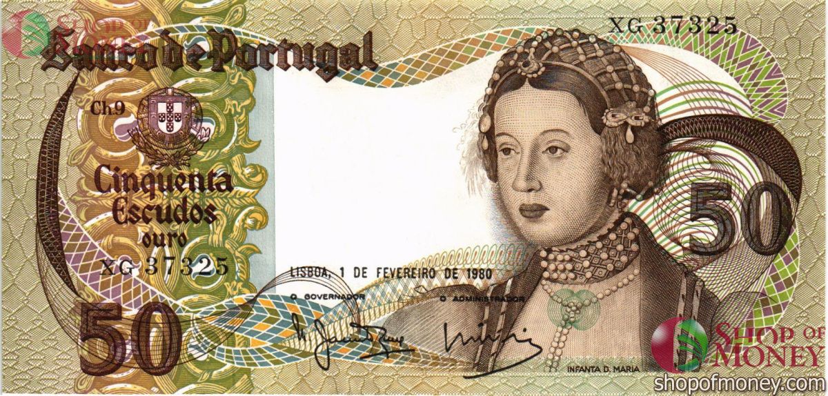 ПОРТУГАЛИЯ 50 ЭСКУДО 1