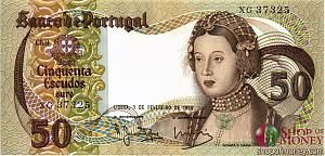 ПОРТУГАЛИЯ 50 ЭСКУДО 1