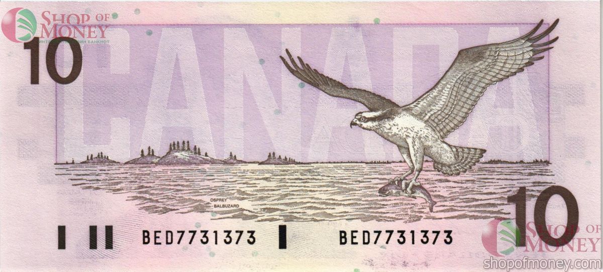 КАНАДА 10 ДОЛЛАРОВ 2