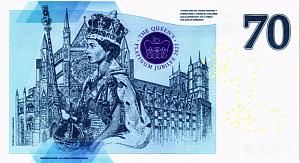 ВЕЛИКОБРИТАНИЯ/АНГЛИЯ 1 ФУНТ (СУВЕНИРНАЯ) 2