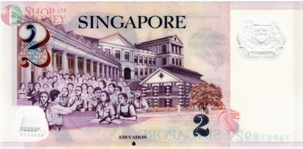 СИНГАПУР 2 ДОЛЛАРА 2
