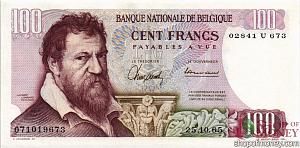 БЕЛЬГИЯ 100 ФРАНКОВ 1