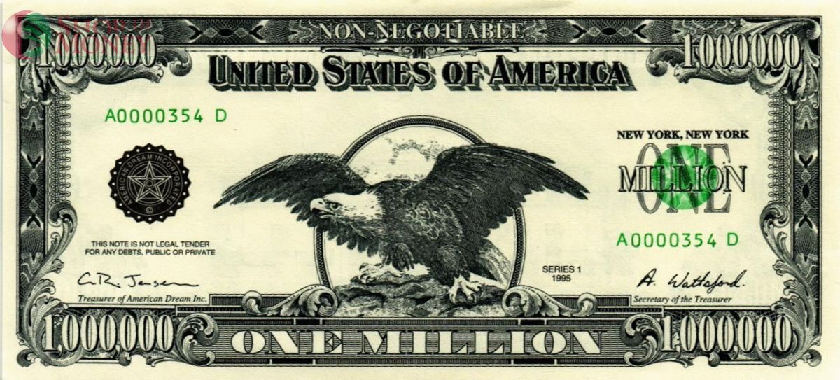 США 1000000 ДОЛЛАРОВ 1